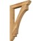 Ekena Millwork Imperial Slat Rough Sawn Bracket, Western Red Cedar, 4"W x 28"D x 40"H BKT04X28X40IMP06RWR - alternate 1